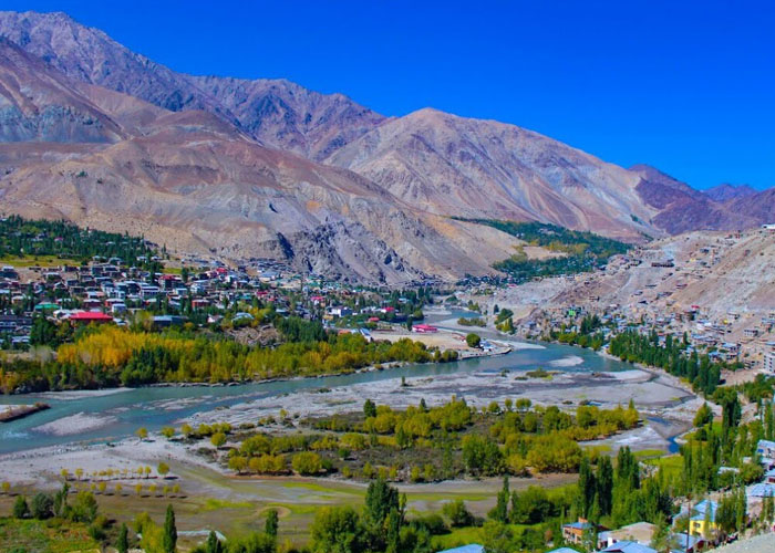 Beautiful view of Ladakh in Summers
