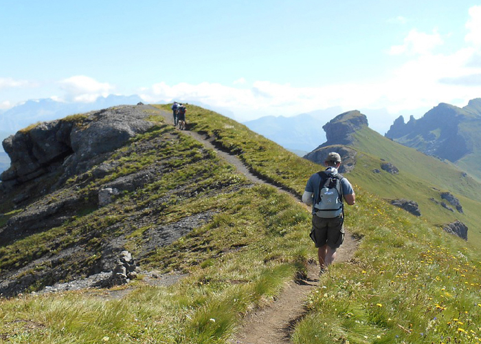 Man hiking on Phulara Ridge Trek